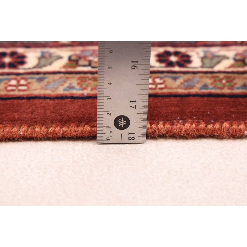 ECARPETGALLERY Hand-knotted Royal Mahal Cream Wool Rug - 5'6 x 7'5