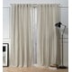 preview thumbnail 11 of 37, Nicole Miller Mellow Slub Textured Hidden Tab Top Panel Pair