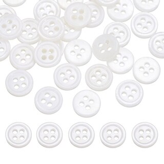 Natural Shell Buttons,4 Holes Pearl Buttons - Bed Bath & Beyond - 43596485