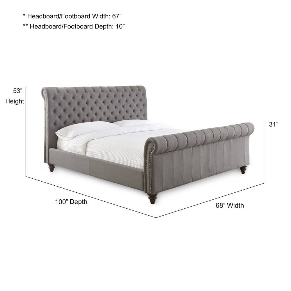 Steve Silver Sawyer Tufted Bed