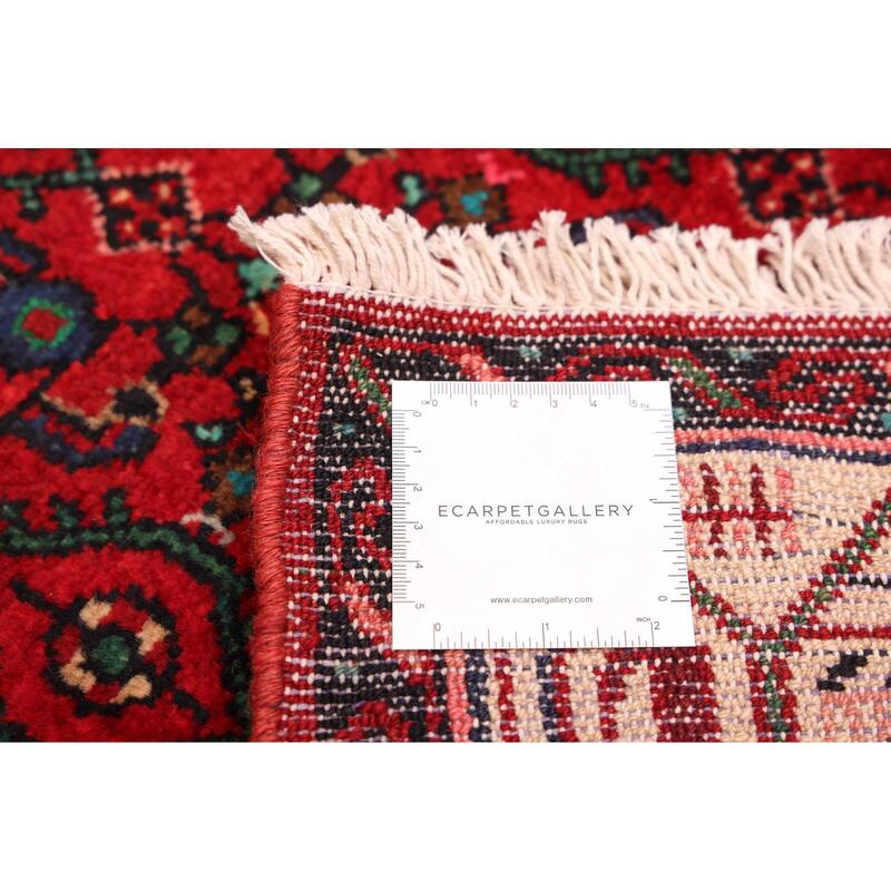 ECARPETGALLERY Hand-knotted Andelz Red Wool Rug - 3'5 x 4'7