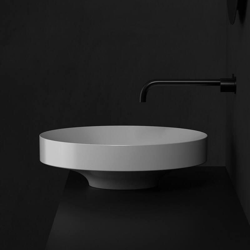 WS Bath Collections Occhio 50R Occhio 19-7/8" Circular Ceramic Vessel
