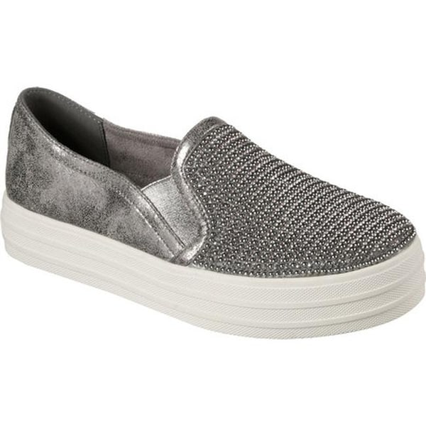 skechers women's shiny dancer slip on sneaker