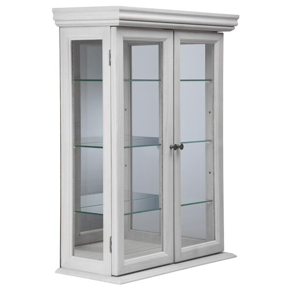 Home Garden Cabinets Cupboards Cabinets Cupboards Country Tuscan Hardwood Design Toscano Exclusive 26 High Wall Curio Cabinet Triolog Media