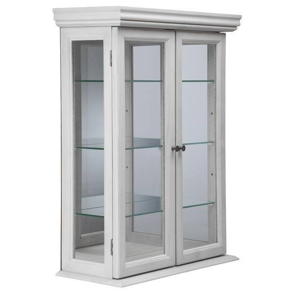 Shop Design Toscano Country Tuscan Hardwood Wall Curio Cabinet