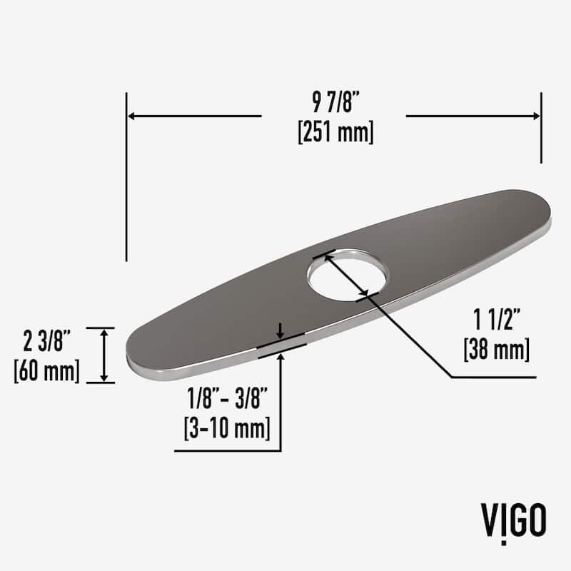 VIGO 10" L Kitchen Deck Plate