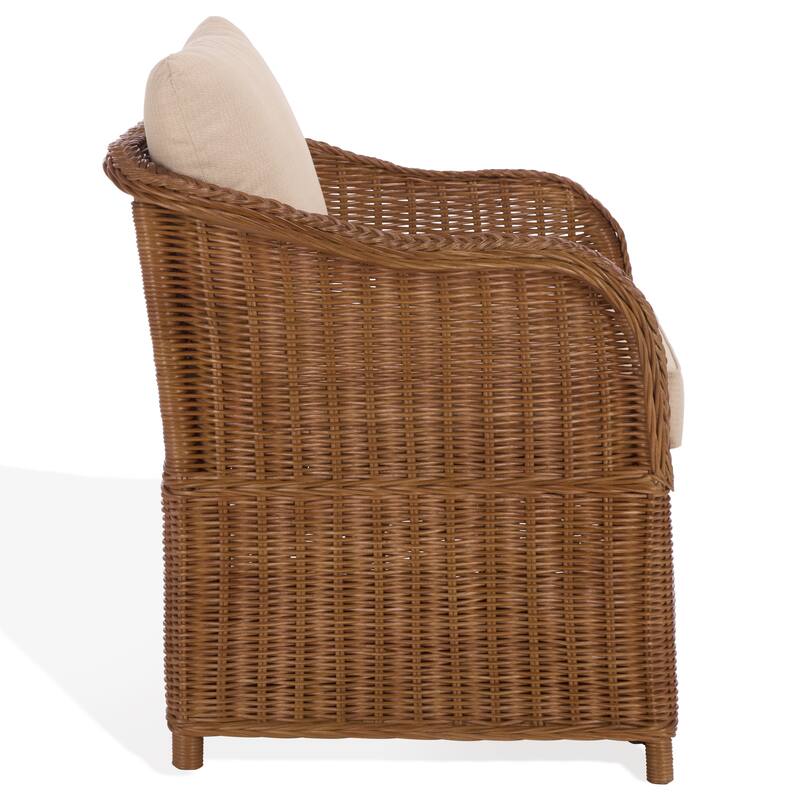 SAFAVIEH Couture Nikolina Rattan Accent Chair - 24"W x 27"D x 30"H
