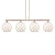 Option Antique Copper / White Glass with White Rope