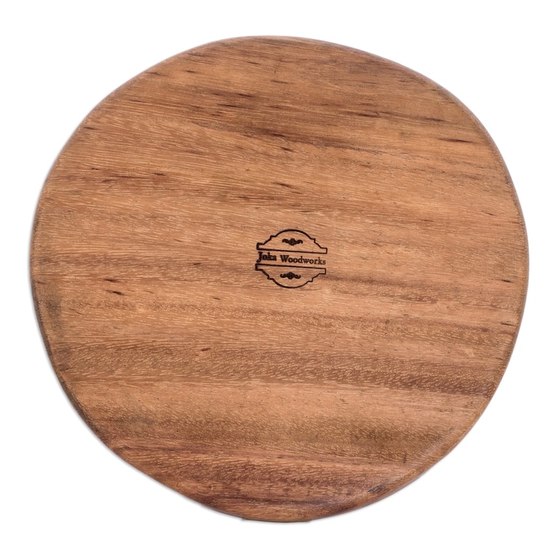Novica Handmade Delicacy Family Wood Snack Plates (Set Of 4)
