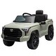 preview thumbnail 11 of 58, 12V Electric Toyota Tundra Pickup for Kids, Remote Control Ride On Toy, LED Lights, Power Display & Shock Absorption