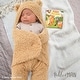 preview thumbnail 6 of 4, 3-Piece Gift Set for Infants 0-12 Months, Includes Storybook, Cute Bear Swaddle Blanket and Plush Baby Rattle
