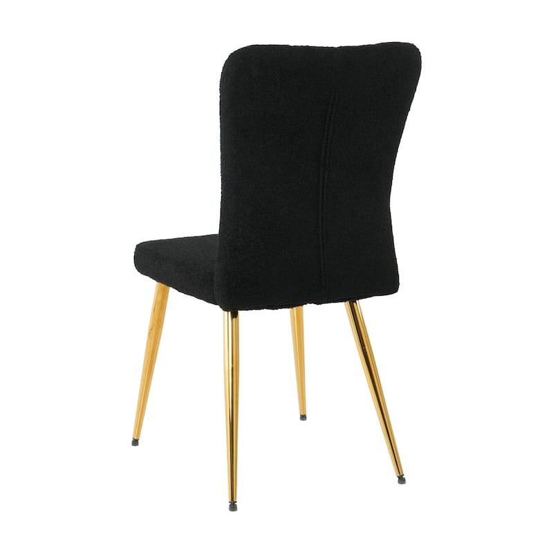 Upholstered Dining Chair Set of 4 - Black