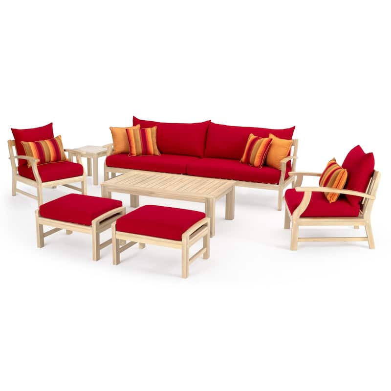 Kooper 8 Piece Sunbrella Outdoor Patio Sofa & Club Chair Set