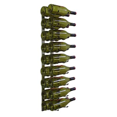 18-Bottle Stainless Epic Metal Wine Rack