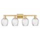 Option Brushed Brass / Clear Spiral Fluted