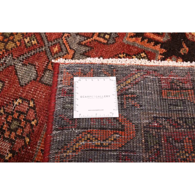 ECARPETGALLERY Hand-knotted Antalya Vintage Dark Red Wool Rug - 3'10 x 6'4