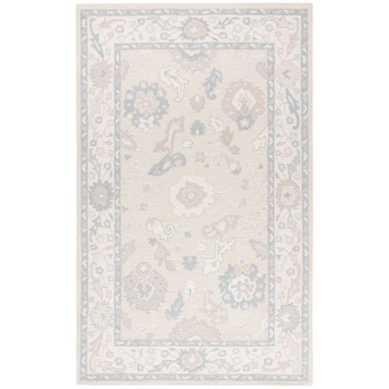 SAFAVIEH Handmade Ebony Yulija Modern & Contemporary Wool Rug