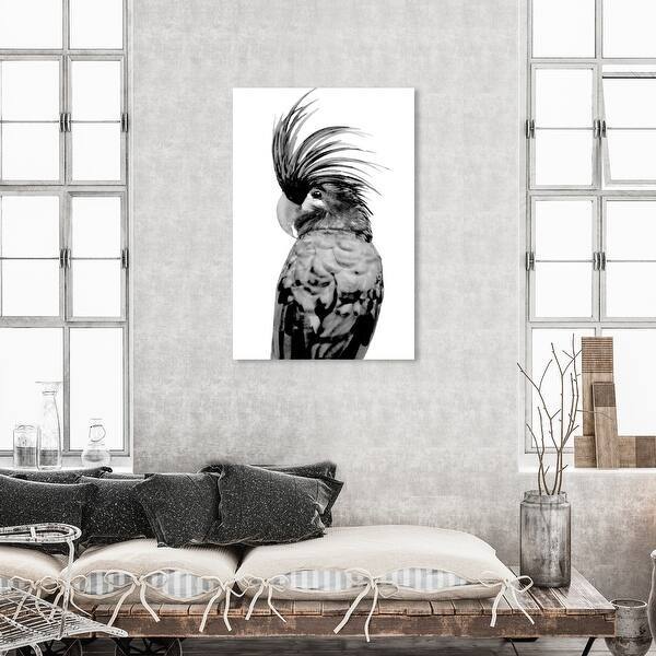 Oliver Gal undefinedCockatoo Black and Whiteundefined Animals Wall Art Canvas Print Birds - Black, White - On Sale - Overstock - 32479739 Oliver Gal undefinedCockatoo Black and Whiteundefined Animals Wall Art Canvas Print Birds - Black, White - On Sale - Overstock - 32479739
