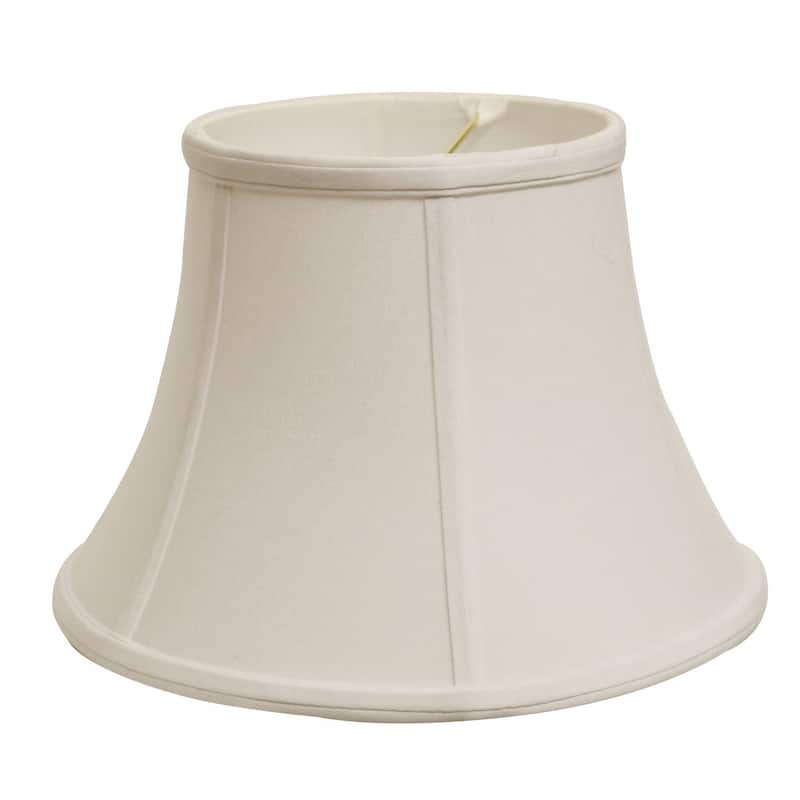 Lampshade Snow Softback Slant Drum Shade Washer Fitter Modern Decor - 8.5