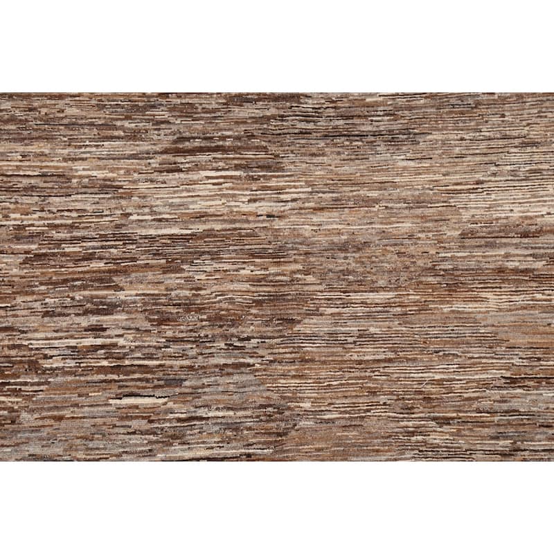 Contemporary Gabbeh Kashkoli Area Rug Wool Hand-knotted Foyer Carpet - 4'9" x 6'8"
