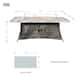 7-Piece Patio Dining Set with Aluminium Fire Pit Table