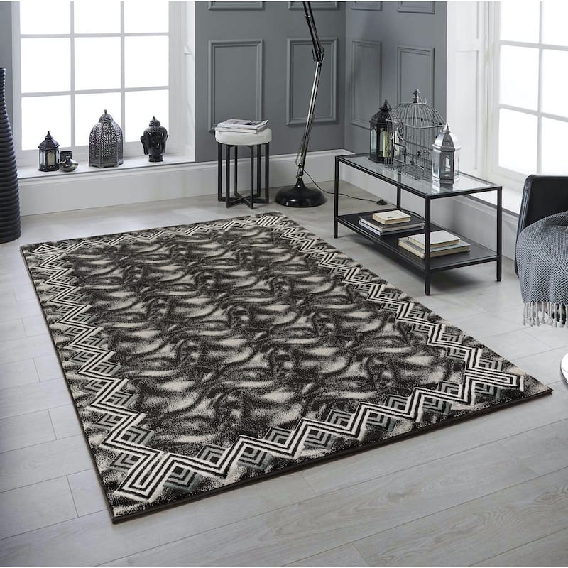 Orelsi Collection Abstract Area Rug