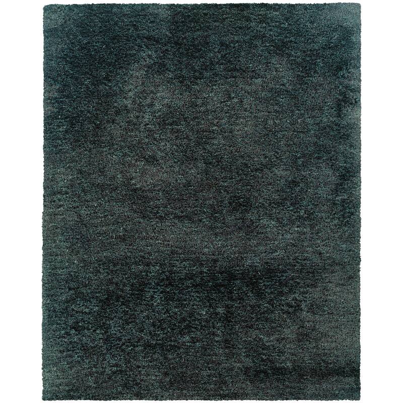 HomeRoots Solid Color Shag Rectangle Area Rug - 62.99 in. x 38.98 in. x 1.60 in.