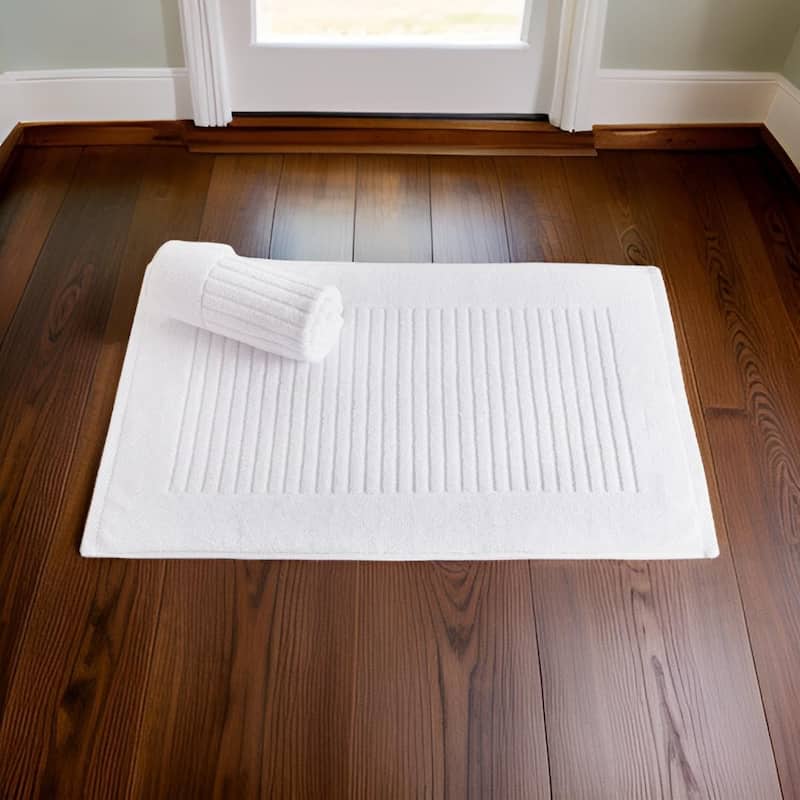 Brampton Plush Absorbent Non-Slip Cotton Bath Mat Set of 2