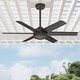 preview thumbnail 1 of 24, Hunter 52" Jetty Outdoor Ceiling Fan with Wall Control and Wet-Rated Noble  Bronze