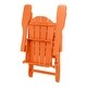 preview thumbnail 12 of 12, Laguna Outdoor 5-Piece Adirondack Chair With Square Coffee Table Conversation Set