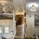 preview thumbnail 9 of 26, Tifany Modern Gold 3-Light Drum Glass Chandelier Semi-Flush Mount Ceiling Light