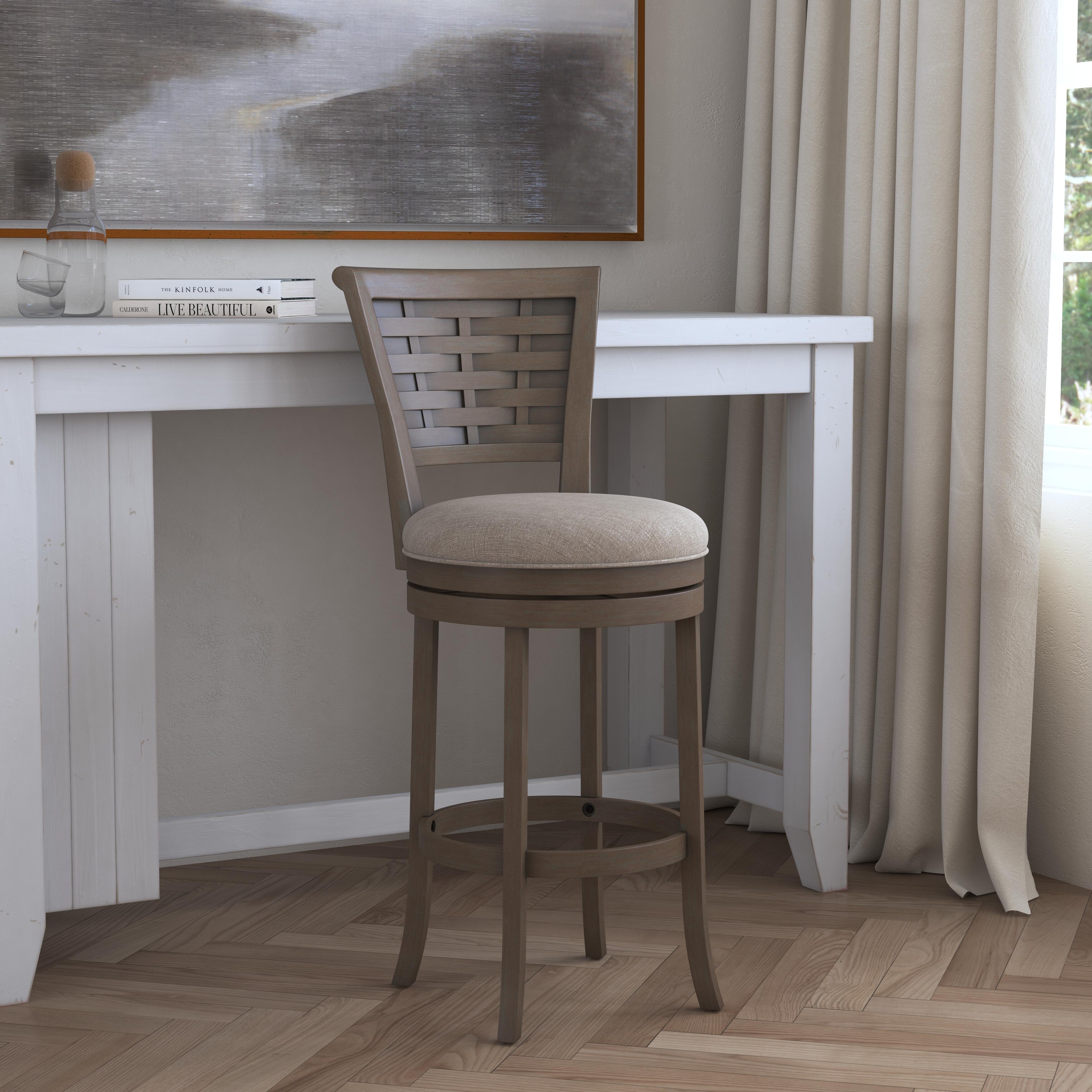 Amaranthe swivel bar & store counter stool
