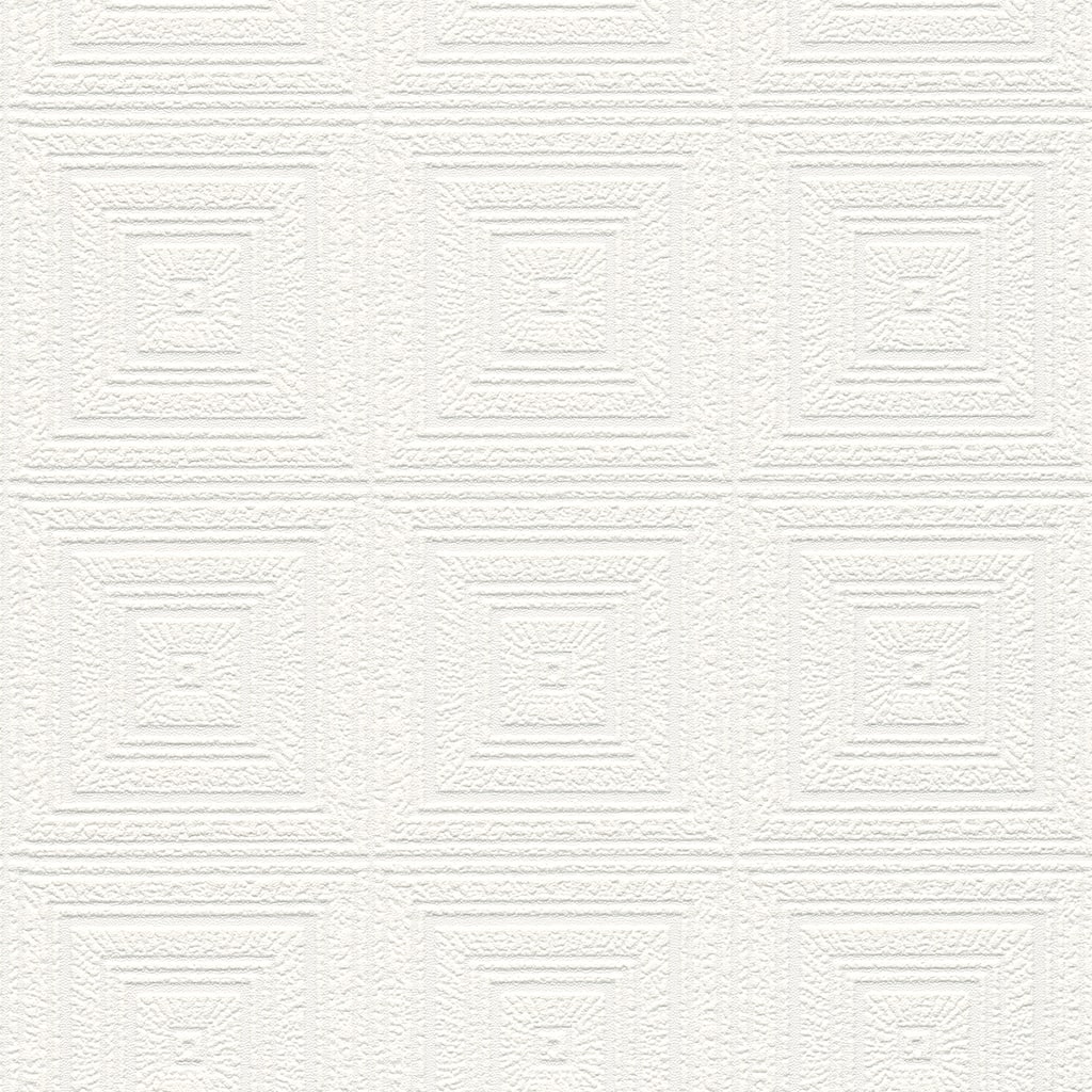 Brewster Wright White Tin Paintable Wallpaper - 396in x 20.9in x 0.025in