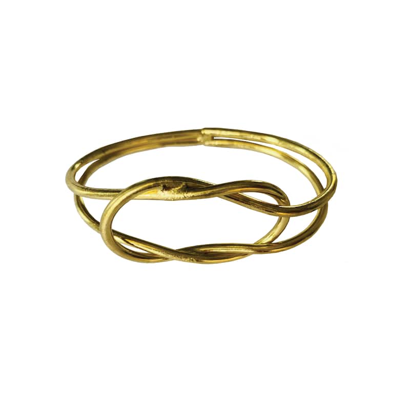 Metal Twisted Napkin Rings - 2.8"L x 1.0"W x 1.8"H