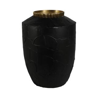 Sagebrook Home Canvon Small Black Omix Vase