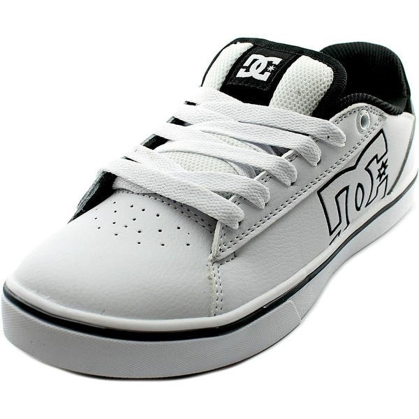 dc white leather shoes