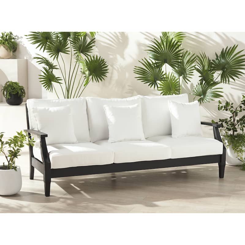 SAFAVIEH Couture Martinique Wood Patio Sofa