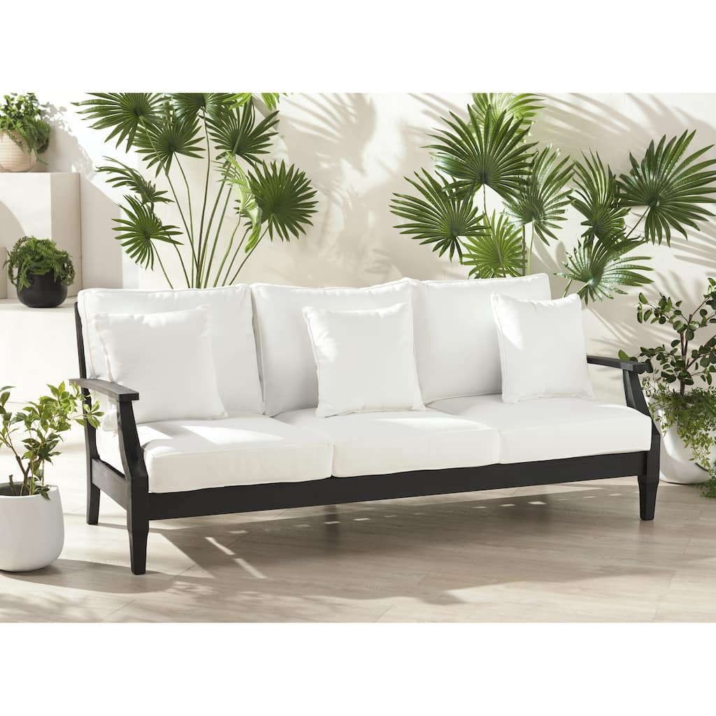 SAFAVIEH Couture Martinique Wood Patio Sofa