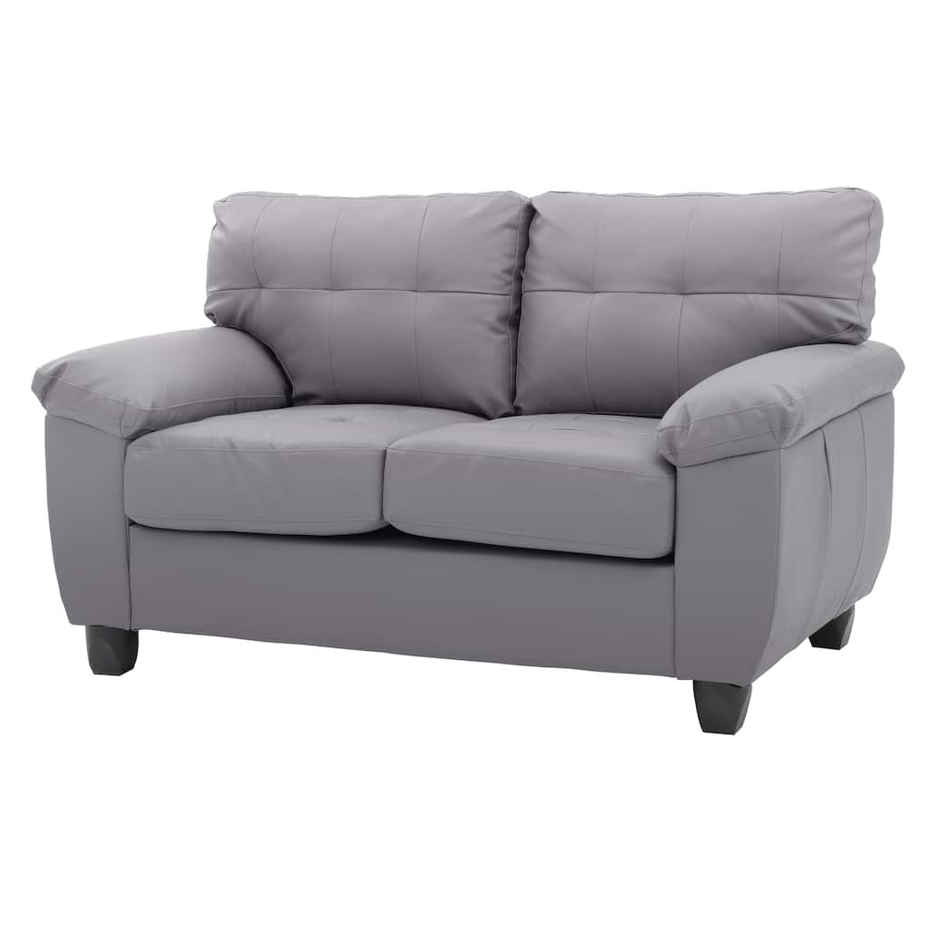 Glory Furniture Linnea Quality Materials Loveseat with Padded Arm Comfort