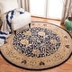 preview thumbnail 76 of 114, SAFAVIEH Handmade Persian Legend Hilkje Traditional Oriental Wool Rug 6' Round - Blue/Gold - Round
