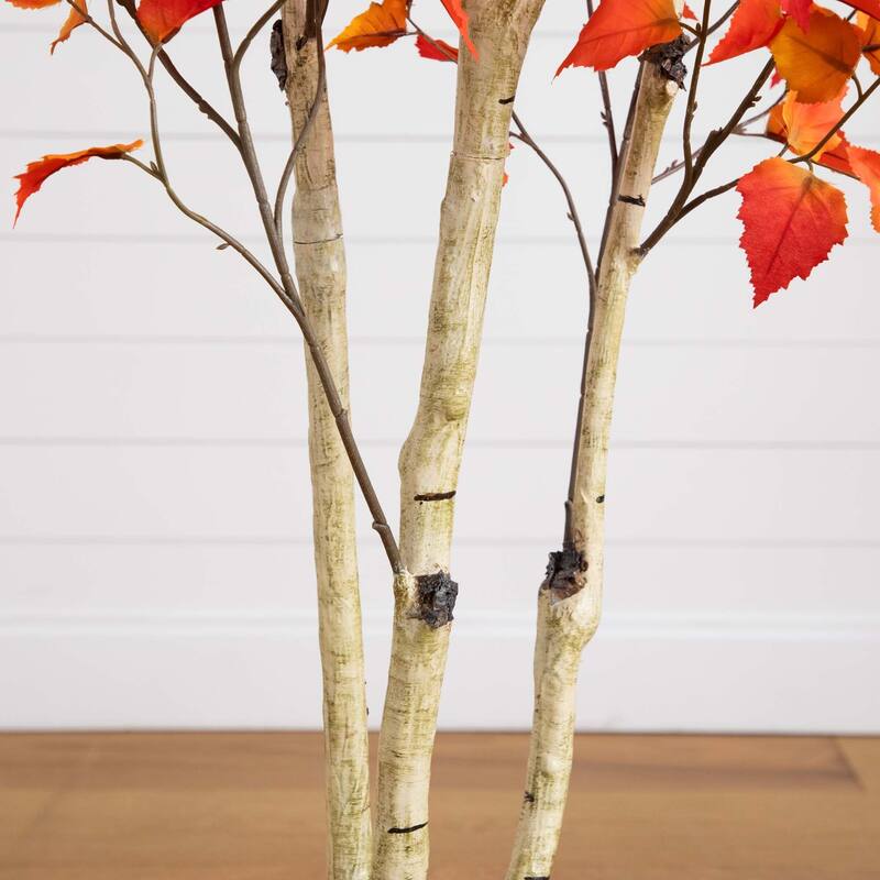 Birch Artificial Potted Tree - 7' - Unlit
