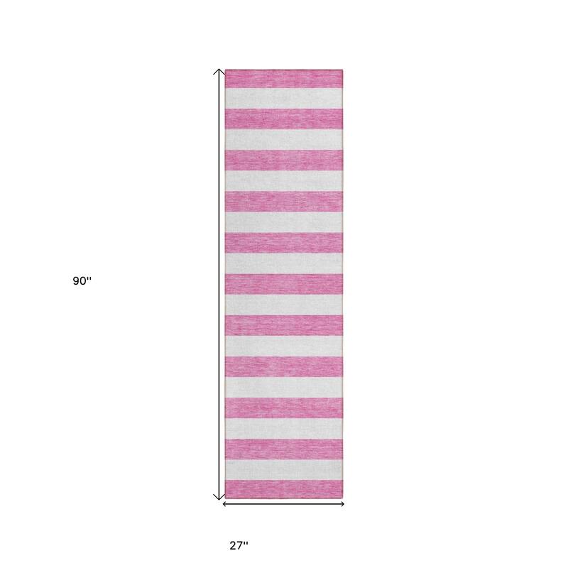 Alna Stripe Weather Resistant Classic Meets Modern Outdoor Rug
