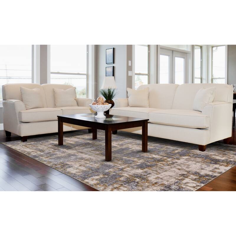 Waldor 3969F Abstract Modern Area Rug