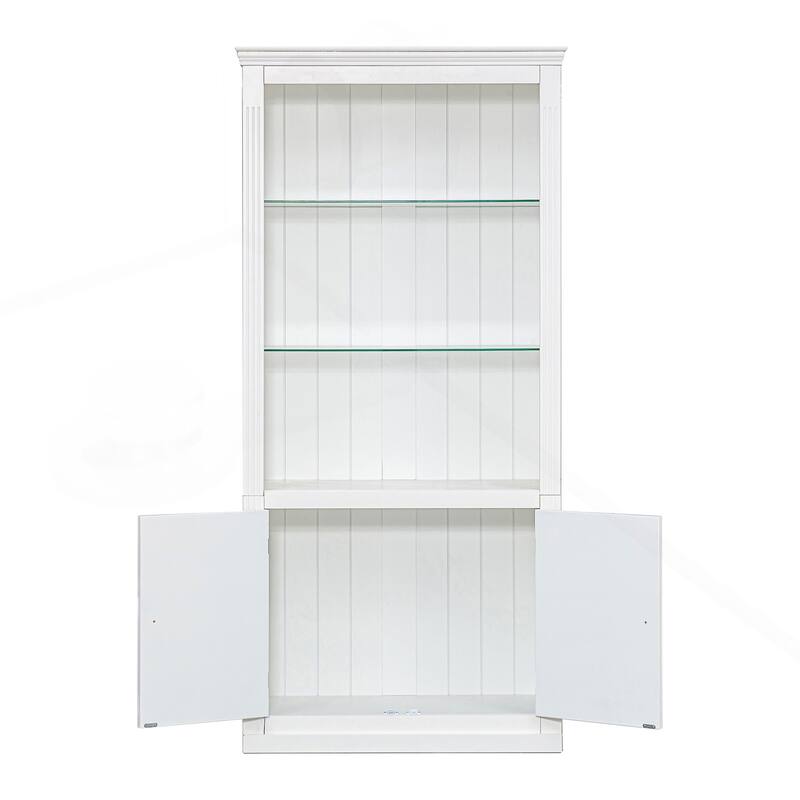 Versatile Retro Display Shelves with Adjustable LED Light