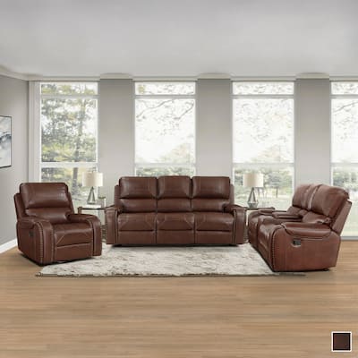 Ashton 3-Piece Manual Reclining Living Room Set