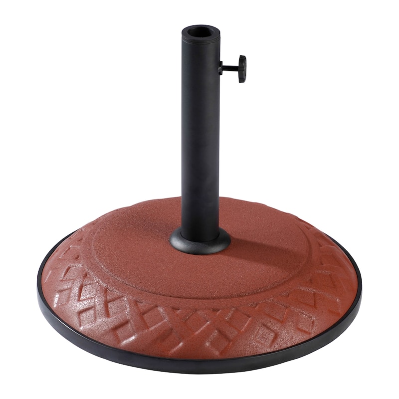 Seville 33-pound Resin Compound Patio Umbrella Base - Terra Cotta