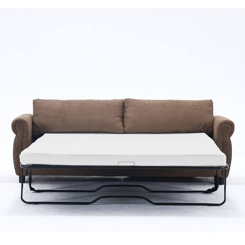 80.7 "2-in-1 sofa bed, living room sofa, with large mattress