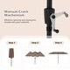 preview thumbnail 30 of 58, Gymax 13 FT Double-sided Patio Umbrella Outdoor Large Twin Size