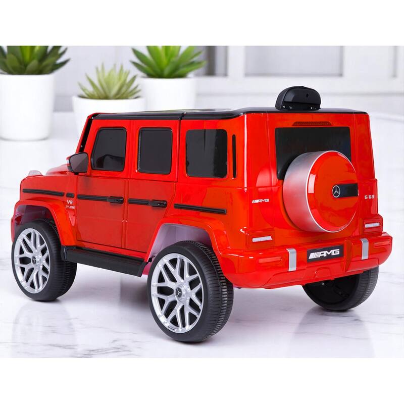 Licensed Mercedes-AMG G63 Ride On Car,12V Electric Car with Remote Control,LED Lights,MP3 Player,children car Motorized Vehicles