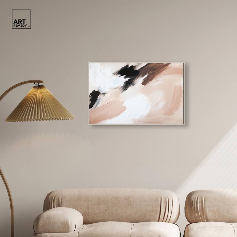 Swirls of Cream II Canvas by Art Remedy